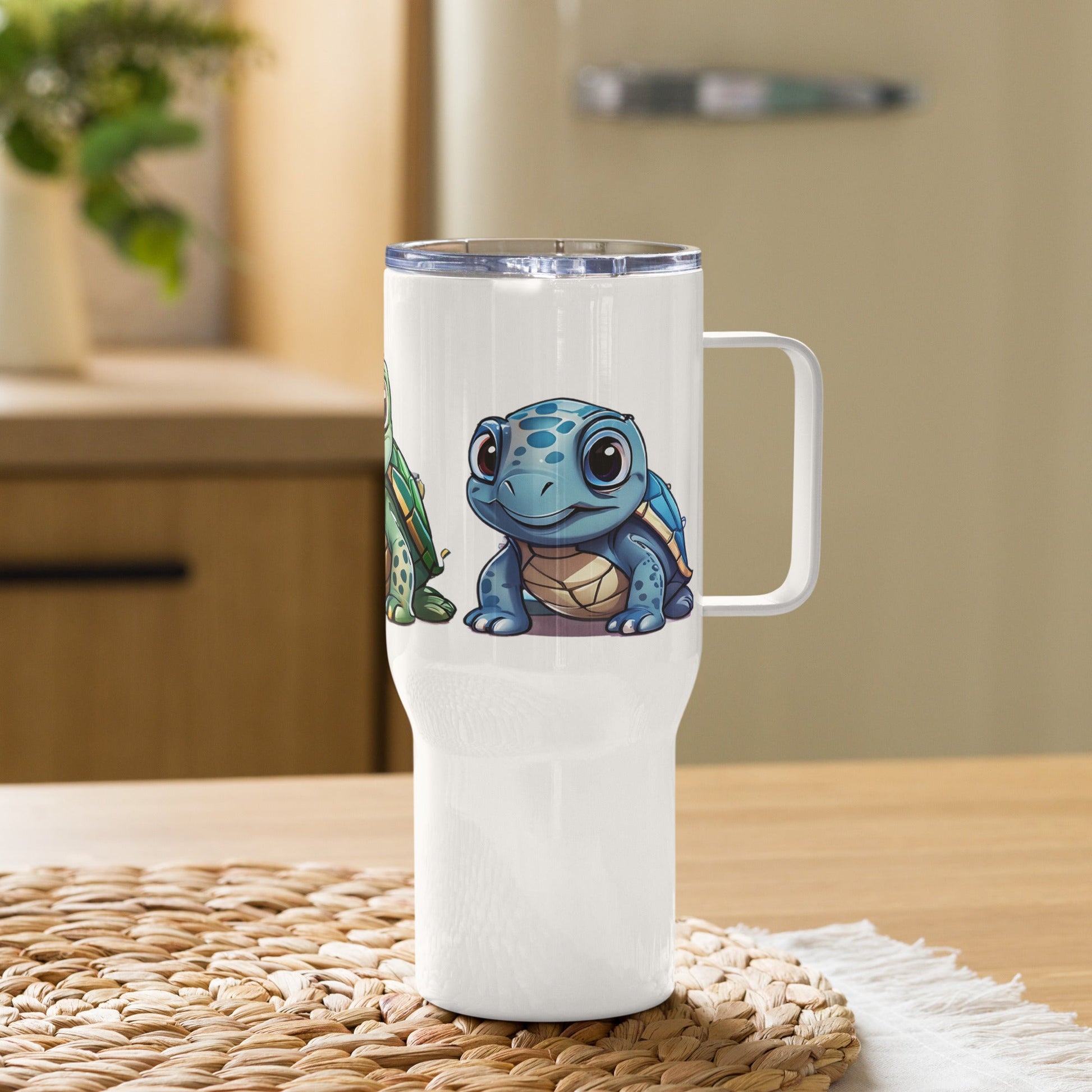 Cute Turtles Stainless Steel Travel Mug (25 oz) - Travel Mug - Discovery Co.