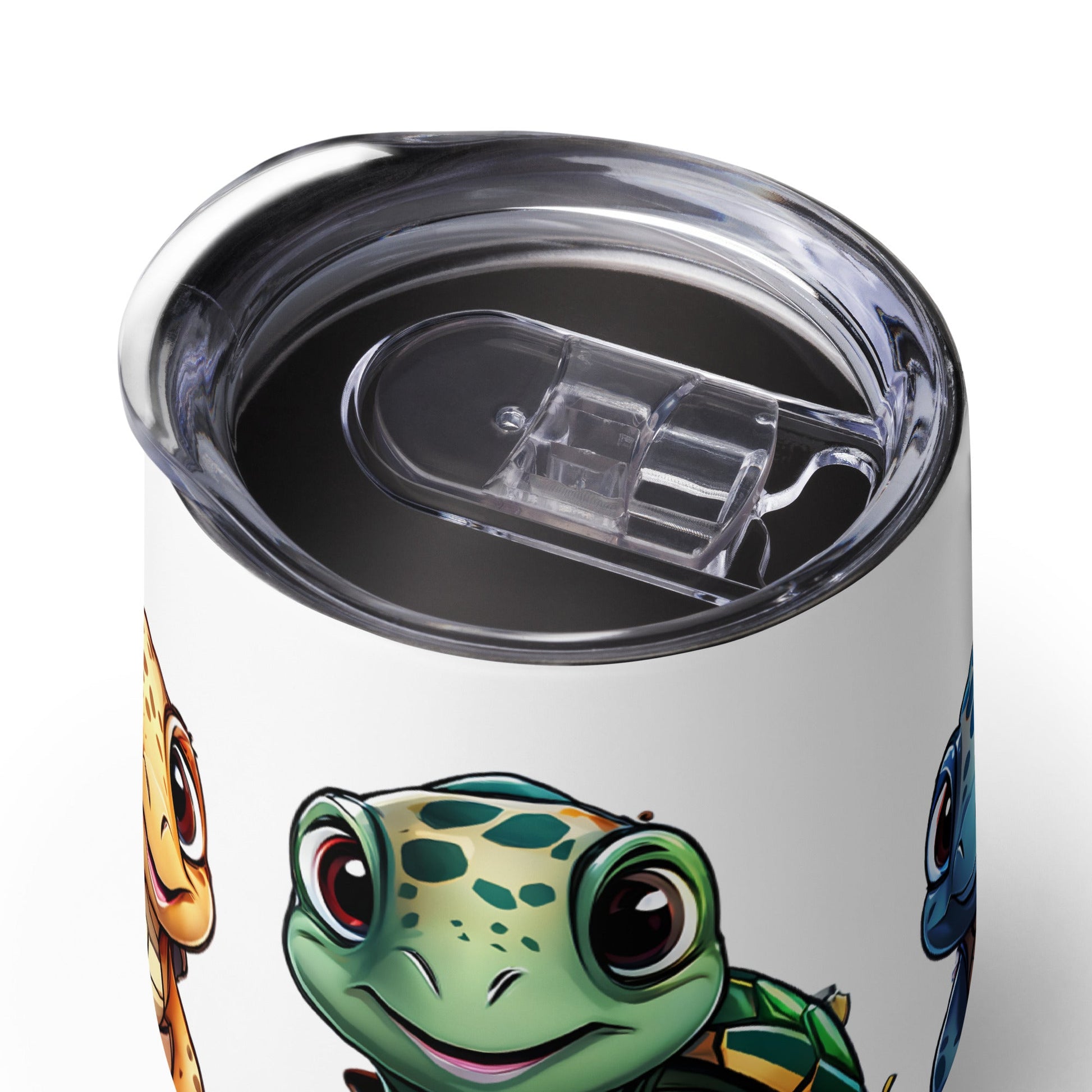 Cute Turtles Stainless Steel Wine Tumbler - Tumblers - Discovery Co.