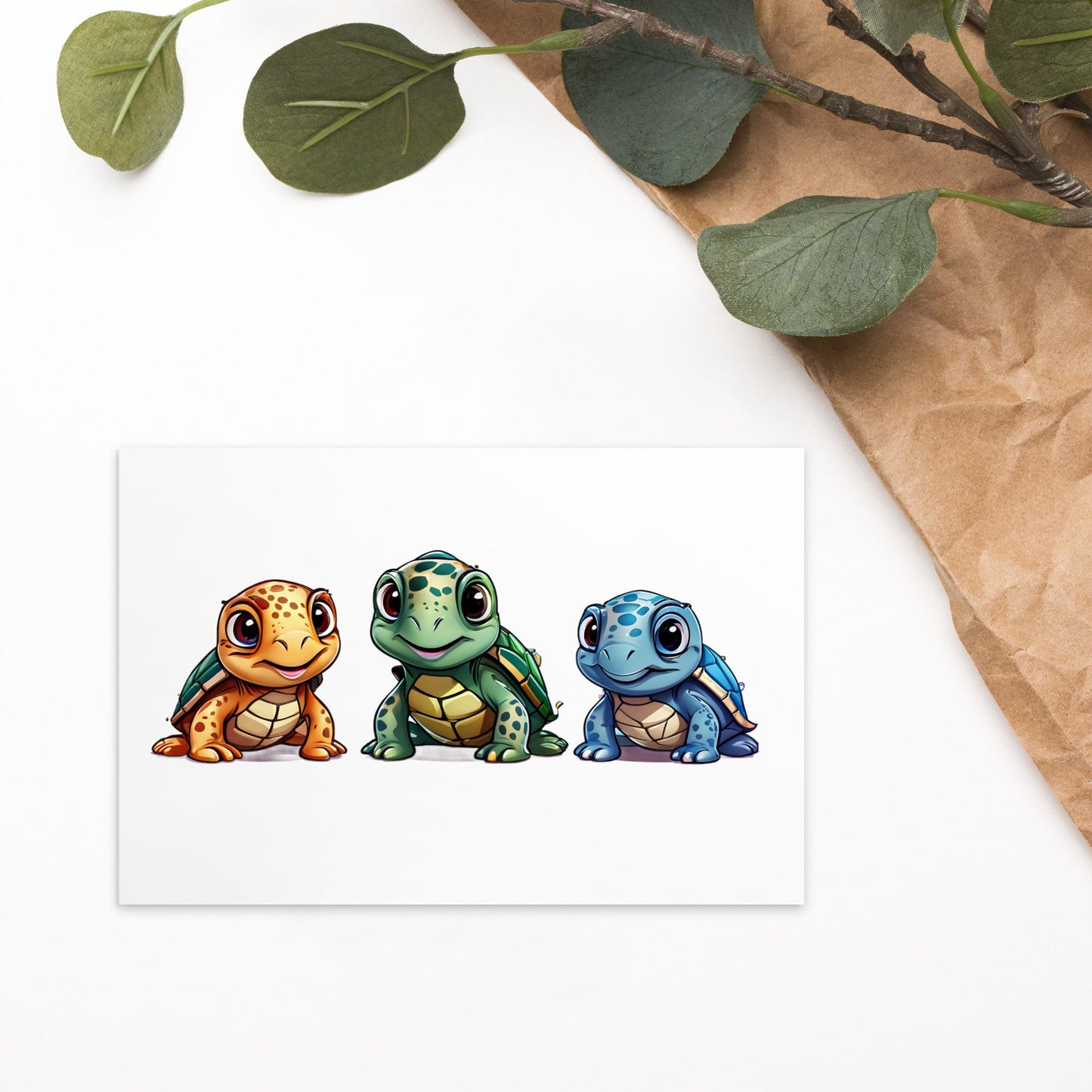 Cute Turtles Standard Postcard - Post Cards - Discovery Co.