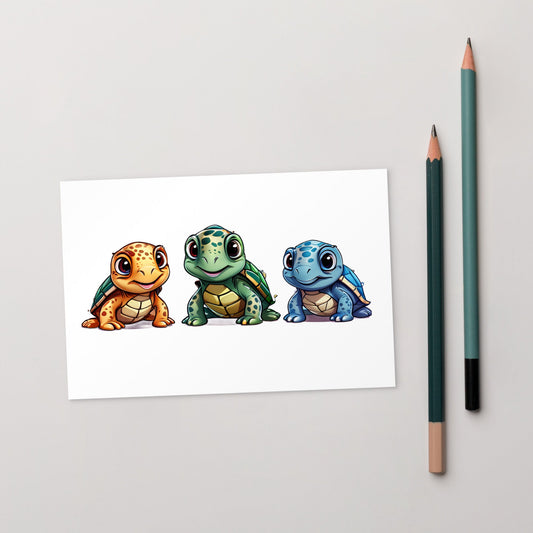 Cute Turtles Standard Postcard - Post Cards - Discovery Co.