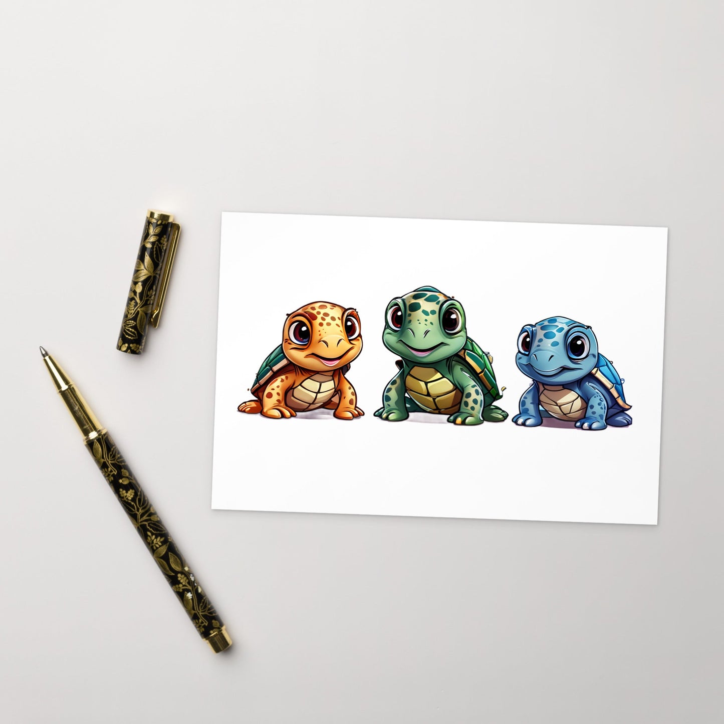 Cute Turtles Standard Postcard - Post Cards - Discovery Co.