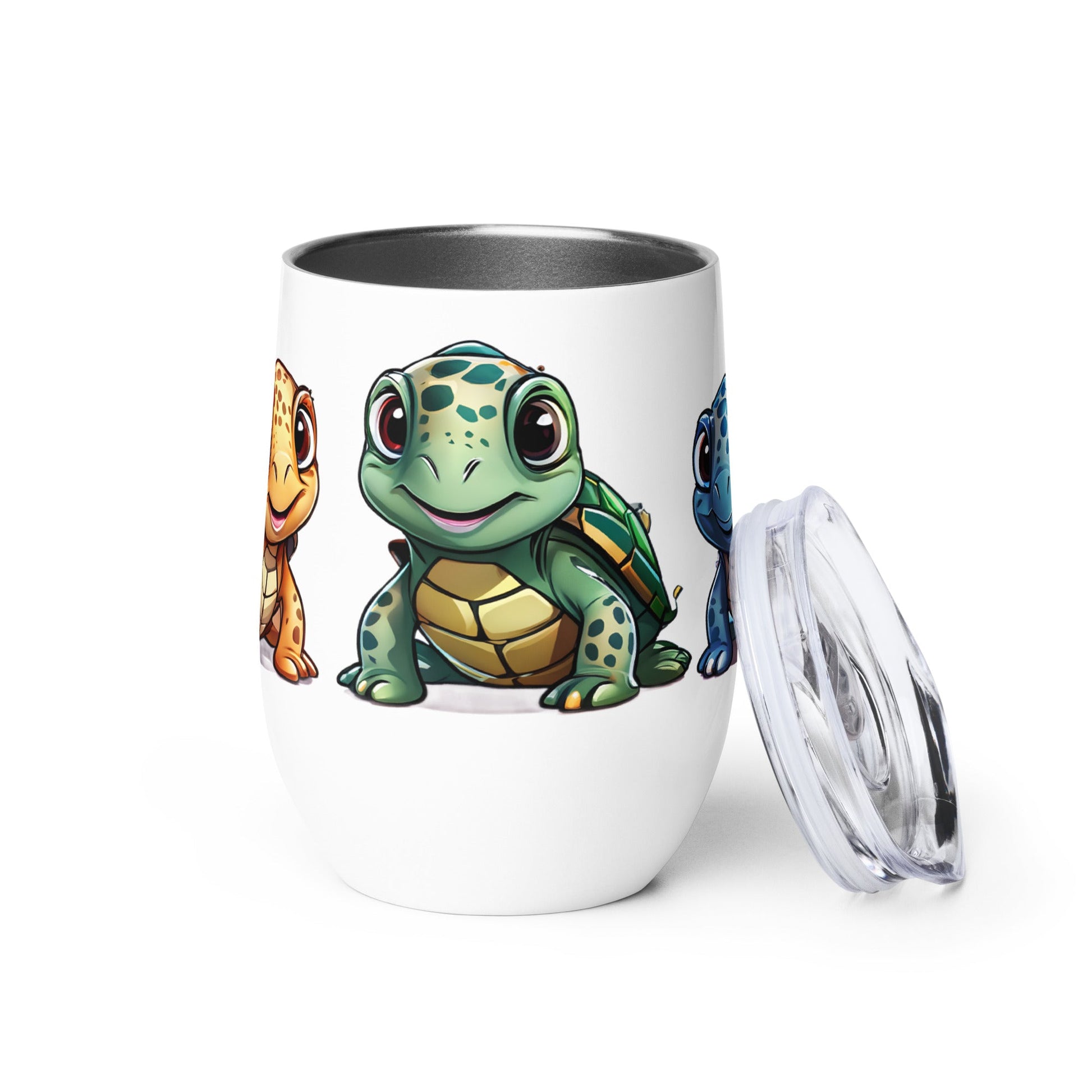 Cute Turtles Wine Tumbler - Tumblers - Discovery Co.