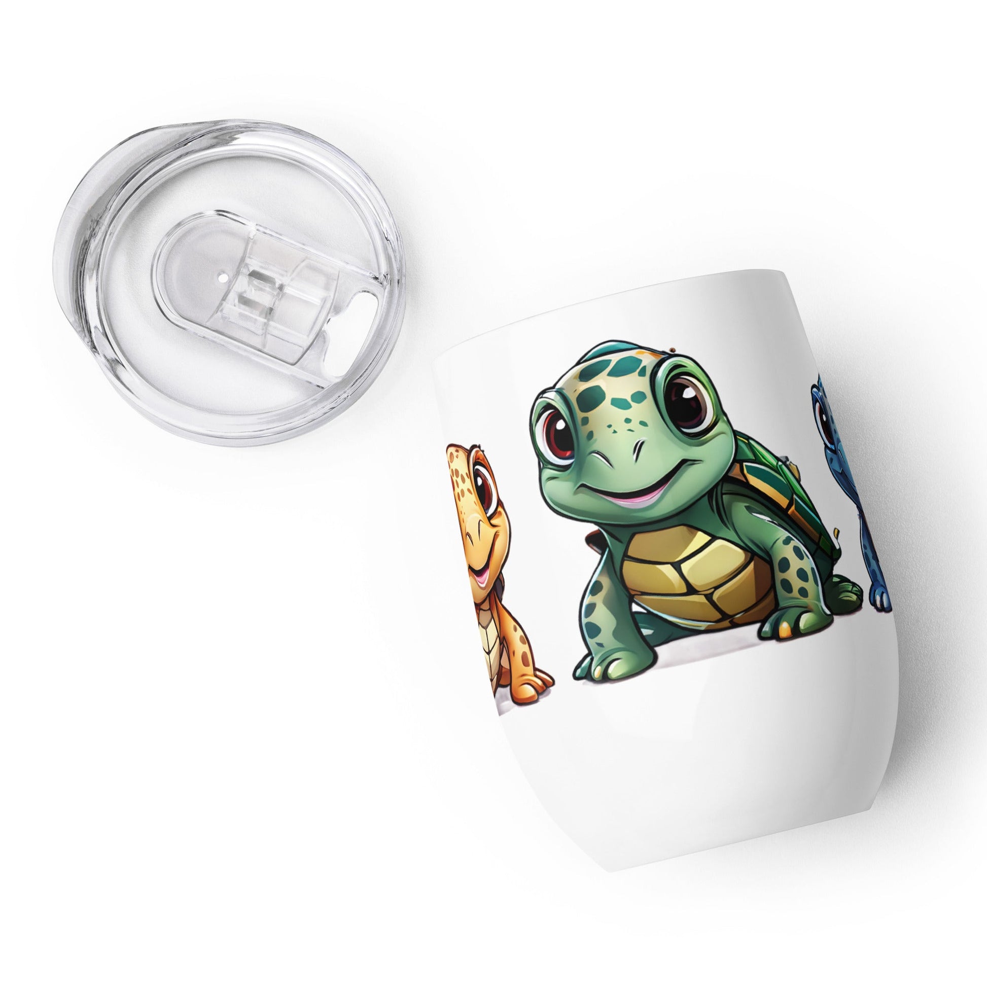 Cute Turtles Wine Tumbler - Tumblers - Discovery Co.