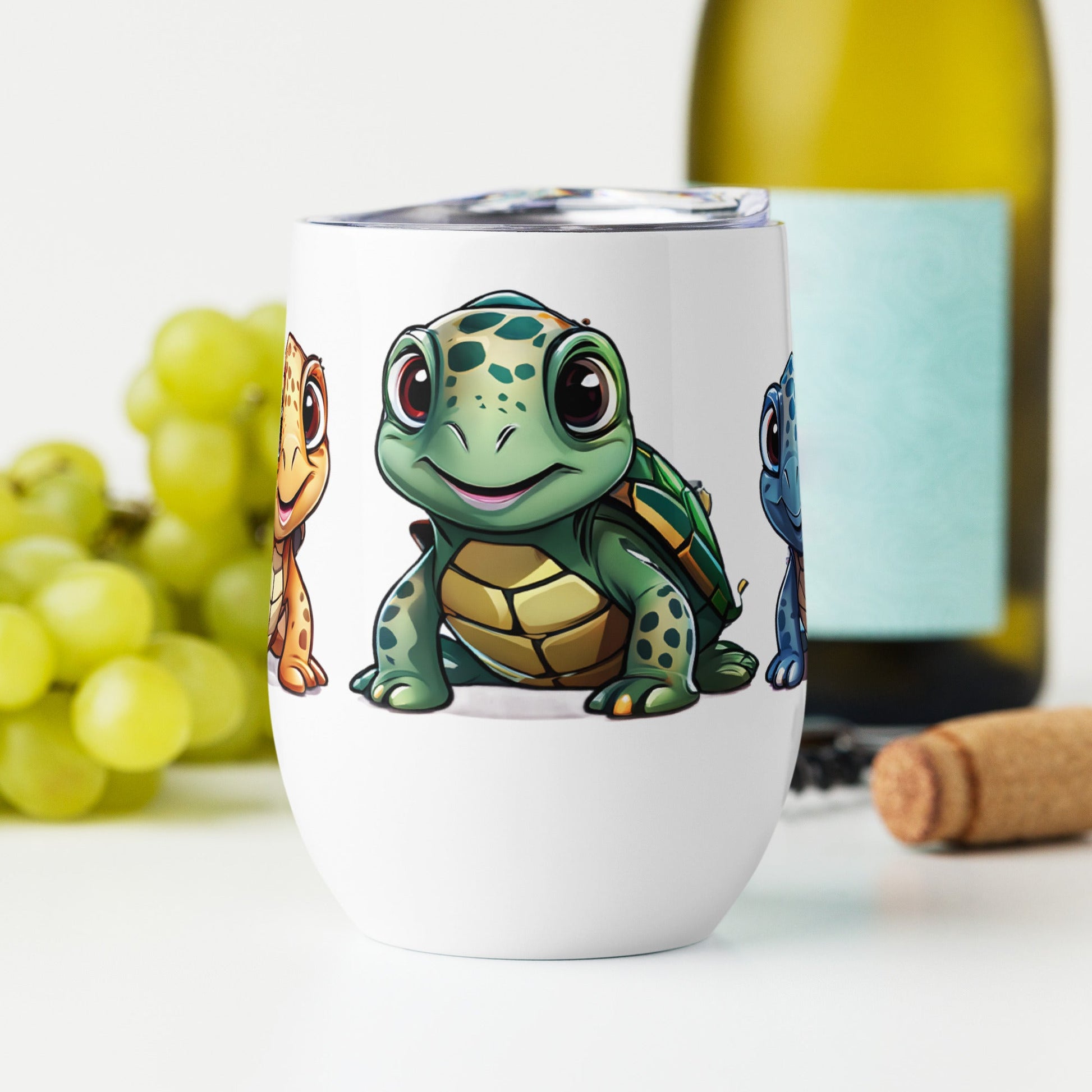 Cute Turtles Wine Tumbler - Tumblers - Discovery Co.