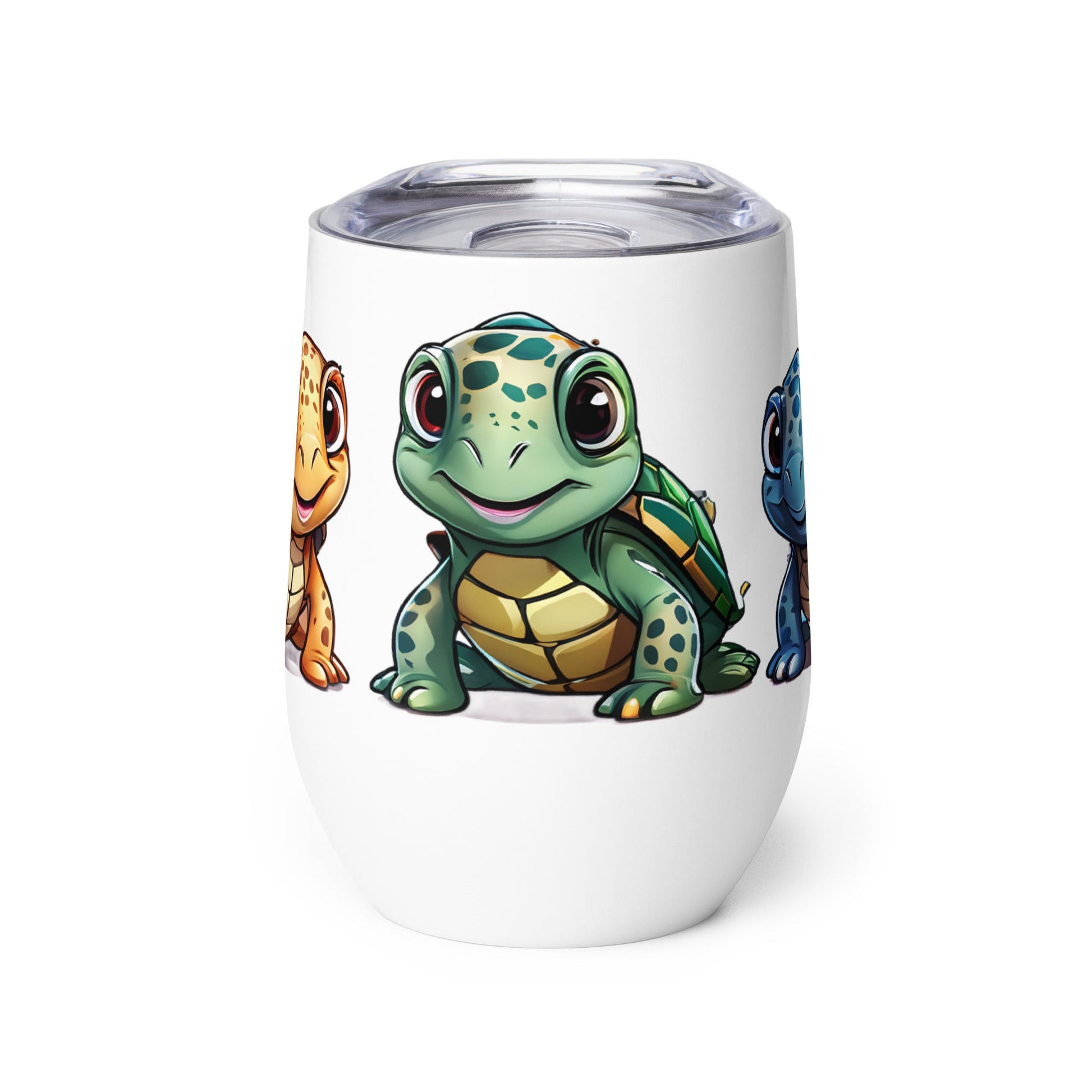 Cute Turtles Wine Tumbler - Tumblers - Discovery Co.