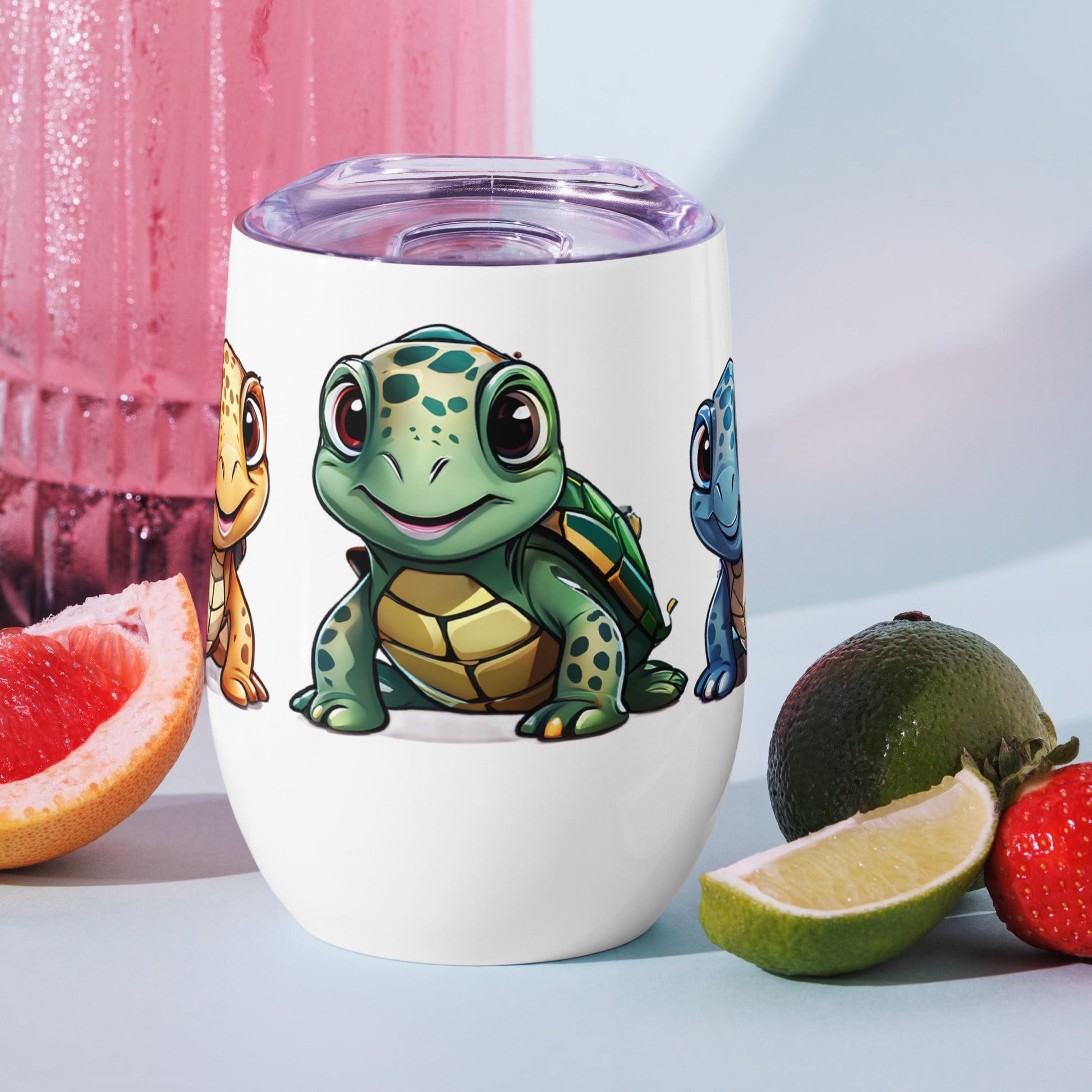 Cute Turtles Wine Tumbler - Tumblers - Discovery Co.