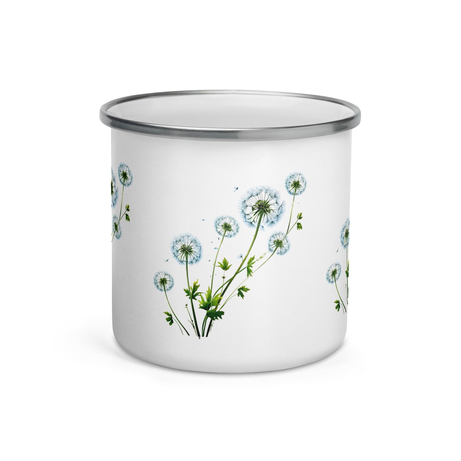 Dandelions Enamel Mug (12 oz) - Mugs - Discovery Co.