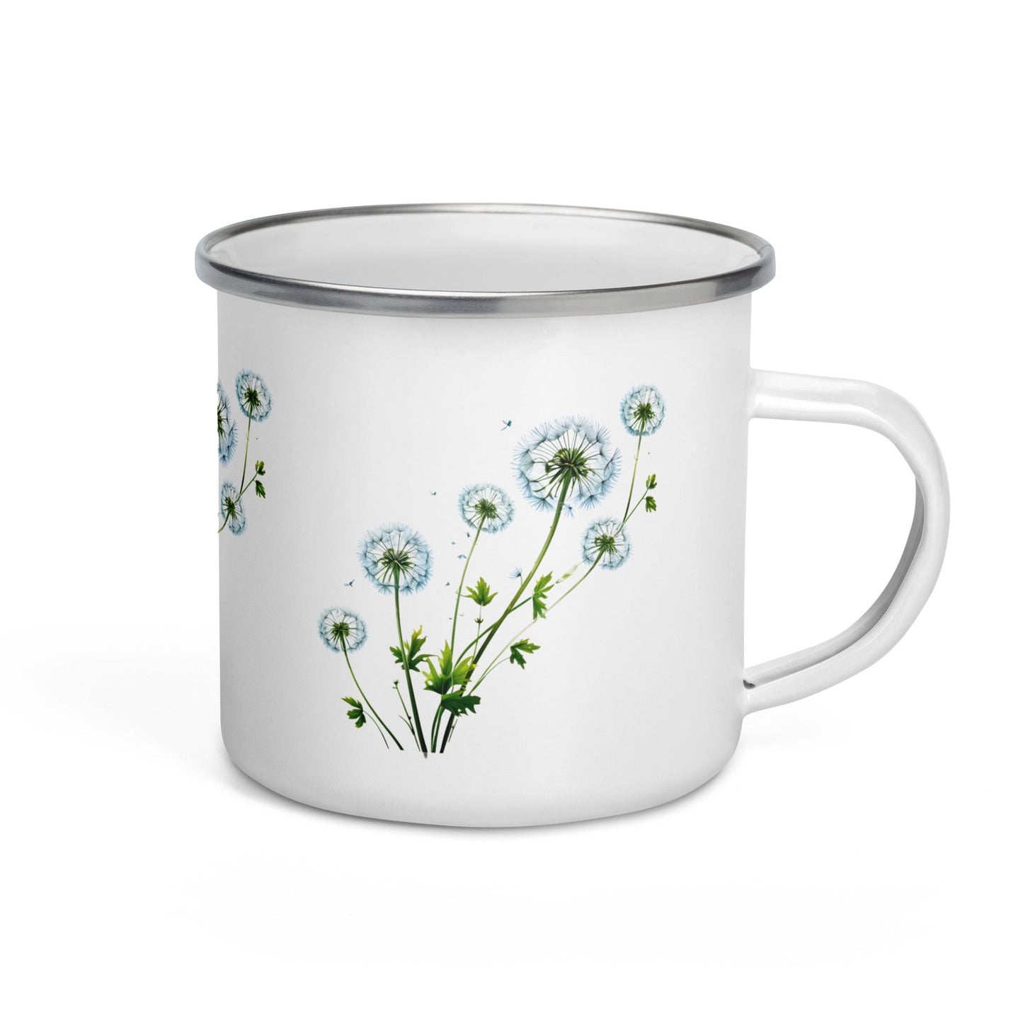 Dandelions Enamel Mug (12 oz) - Mugs - Discovery Co.