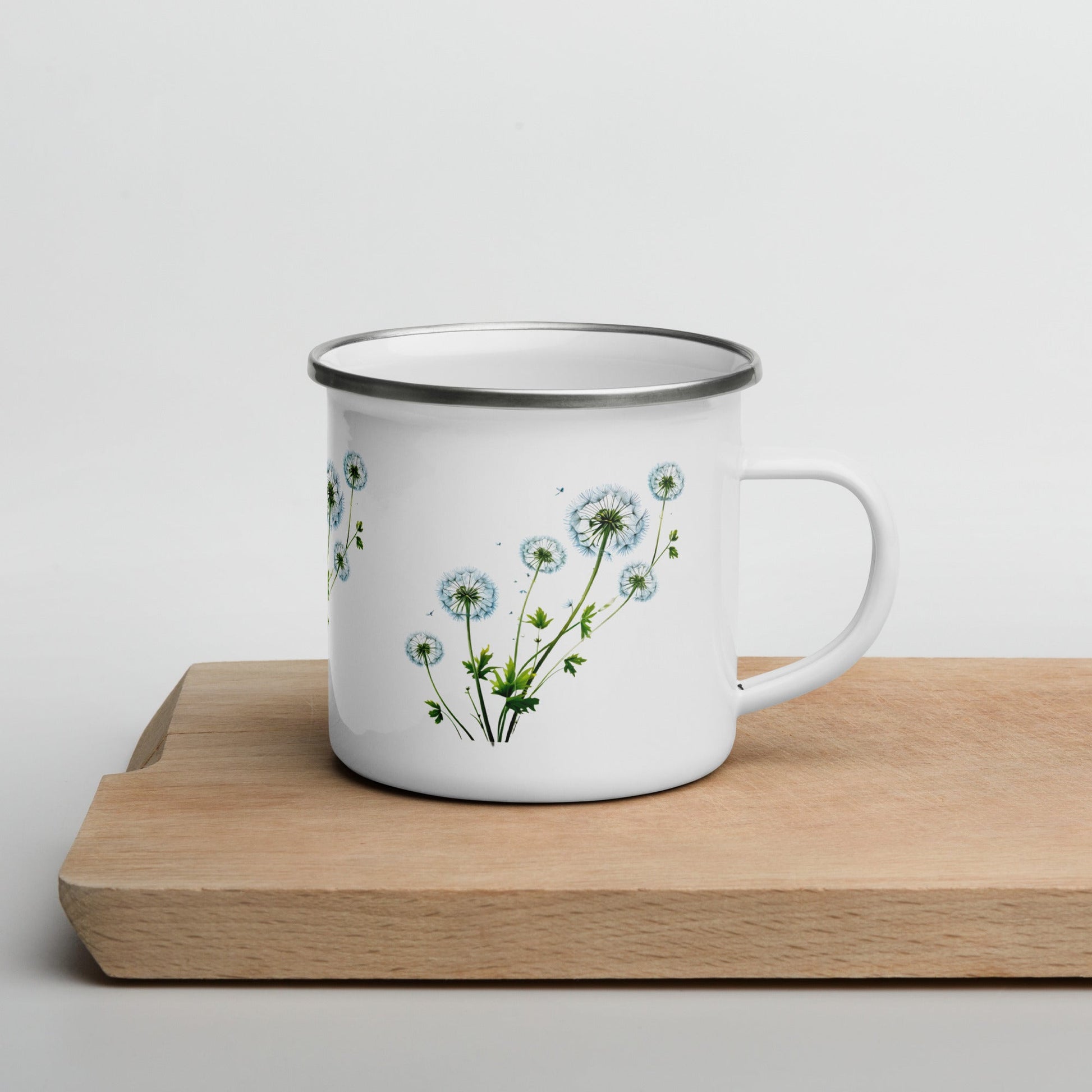 Dandelions Enamel Mug (12 oz) - Mugs - Discovery Co.