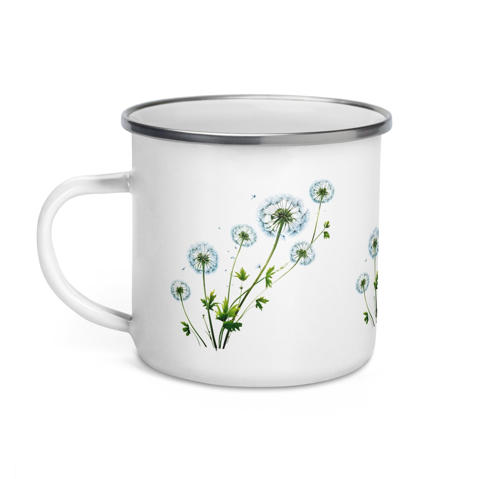 Dandelions Enamel Mug (12 oz) - Mugs - Discovery Co.