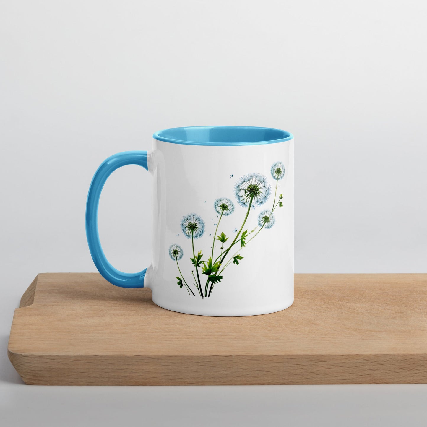 Dandelions Mug With Color Inside (11 oz and 15 oz) - Mugs - Discovery Co.
