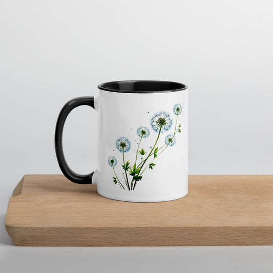 Dandelions Mug With Color Inside (11 oz and 15 oz) - Mugs - Discovery Co.