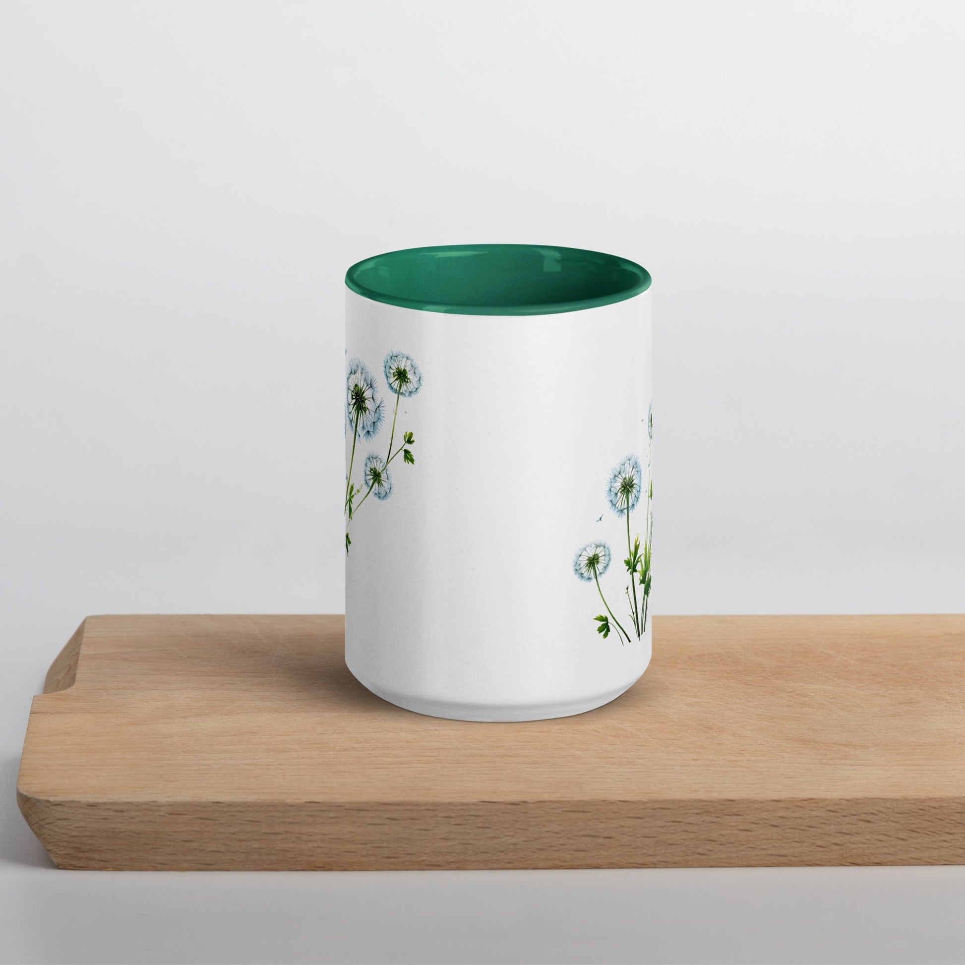 Dandelions Mug With Color Inside (11 oz and 15 oz) - Mugs - Discovery Co.