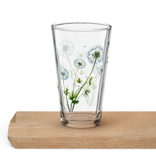 Dandelions Pint Glass (16 oz) - Beer Glass - Discovery Co.