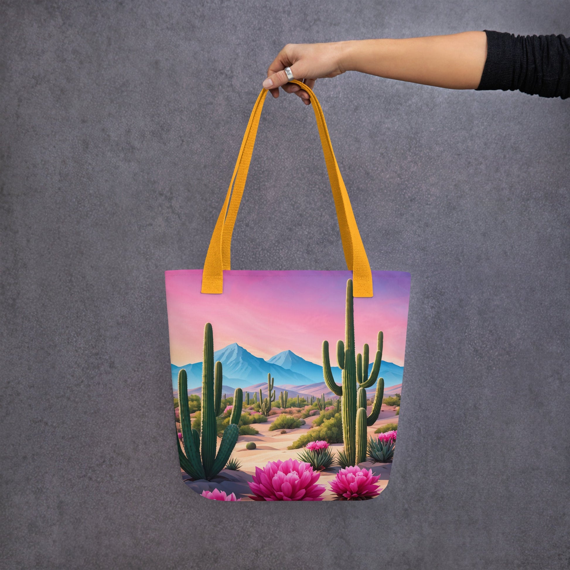 Desert Cactus II Tote Bag - Tote Bags - Discovery Co.