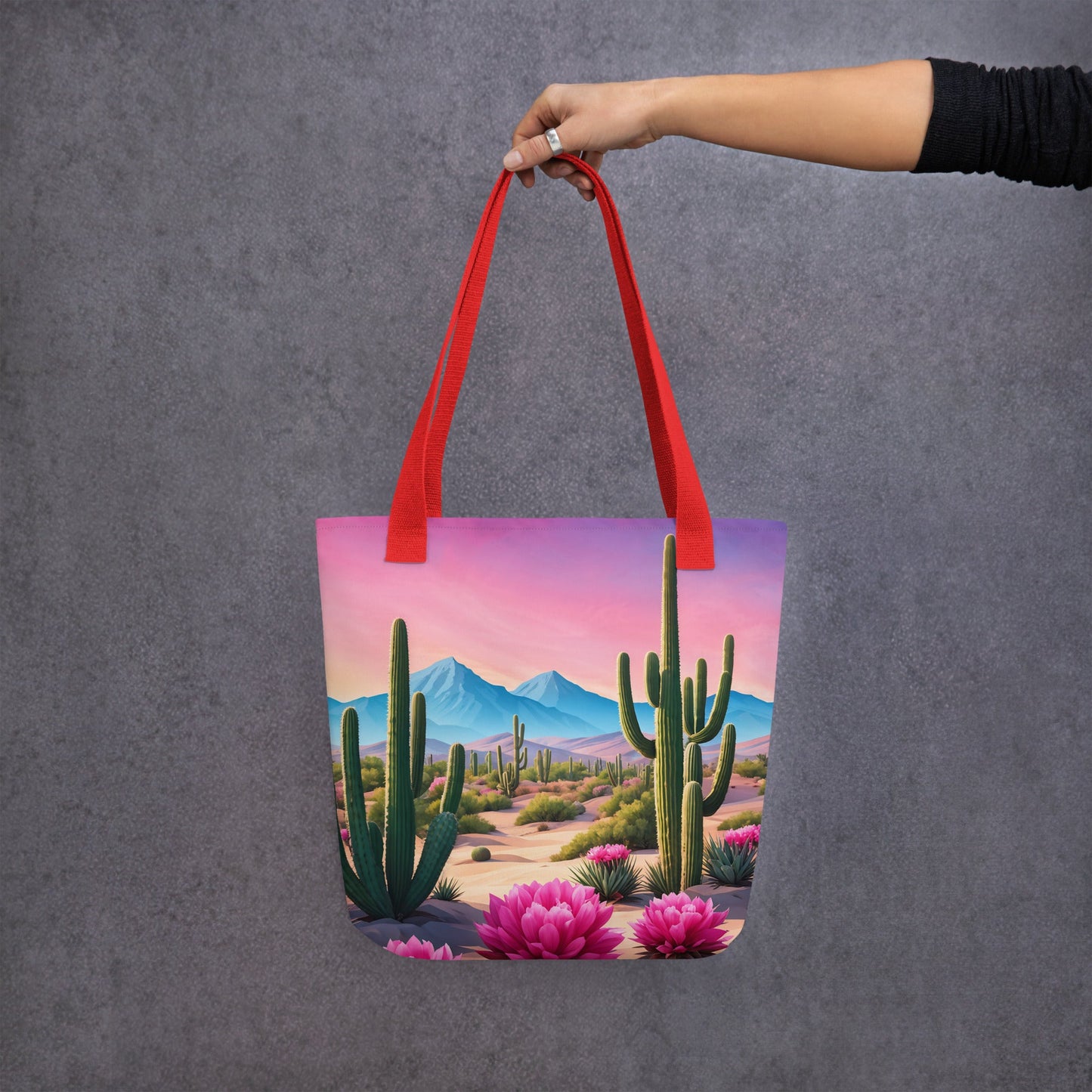 Desert Cactus II Tote Bag - Tote Bags - Discovery Co.