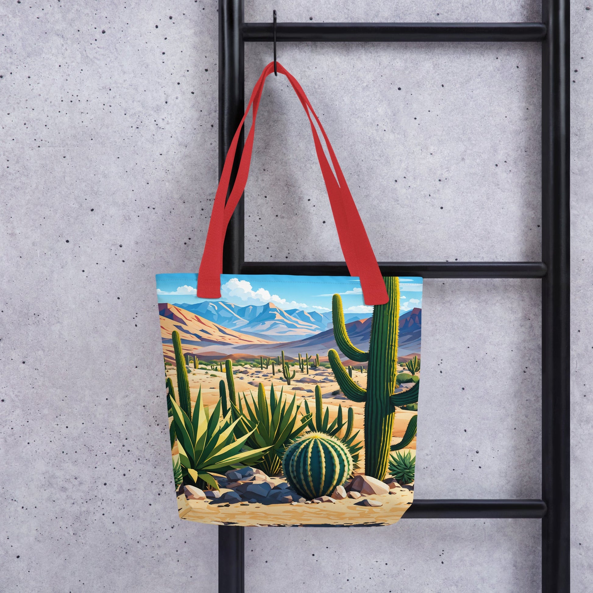 Desert Cactus III Tote Bag - Tote Bags - Discovery Co.