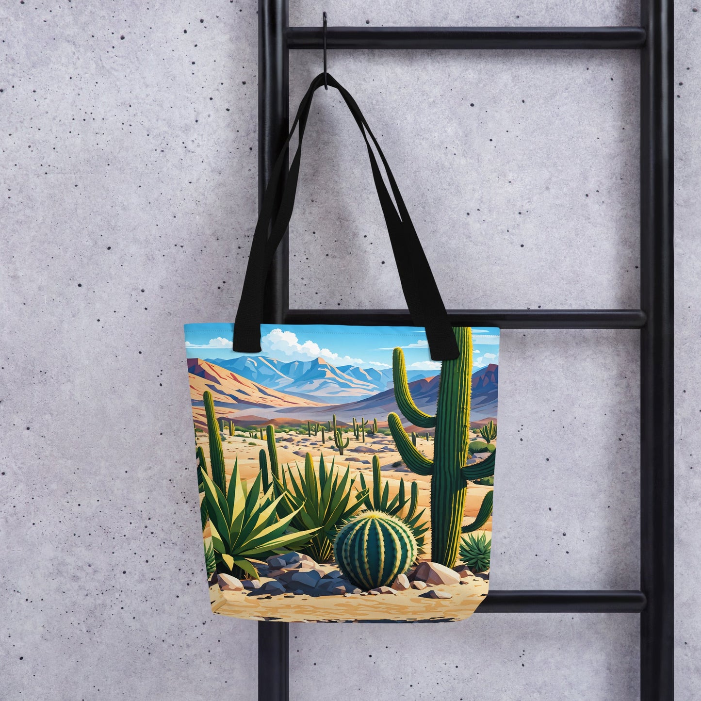 Desert Cactus III Tote Bag - Tote Bags - Discovery Co.