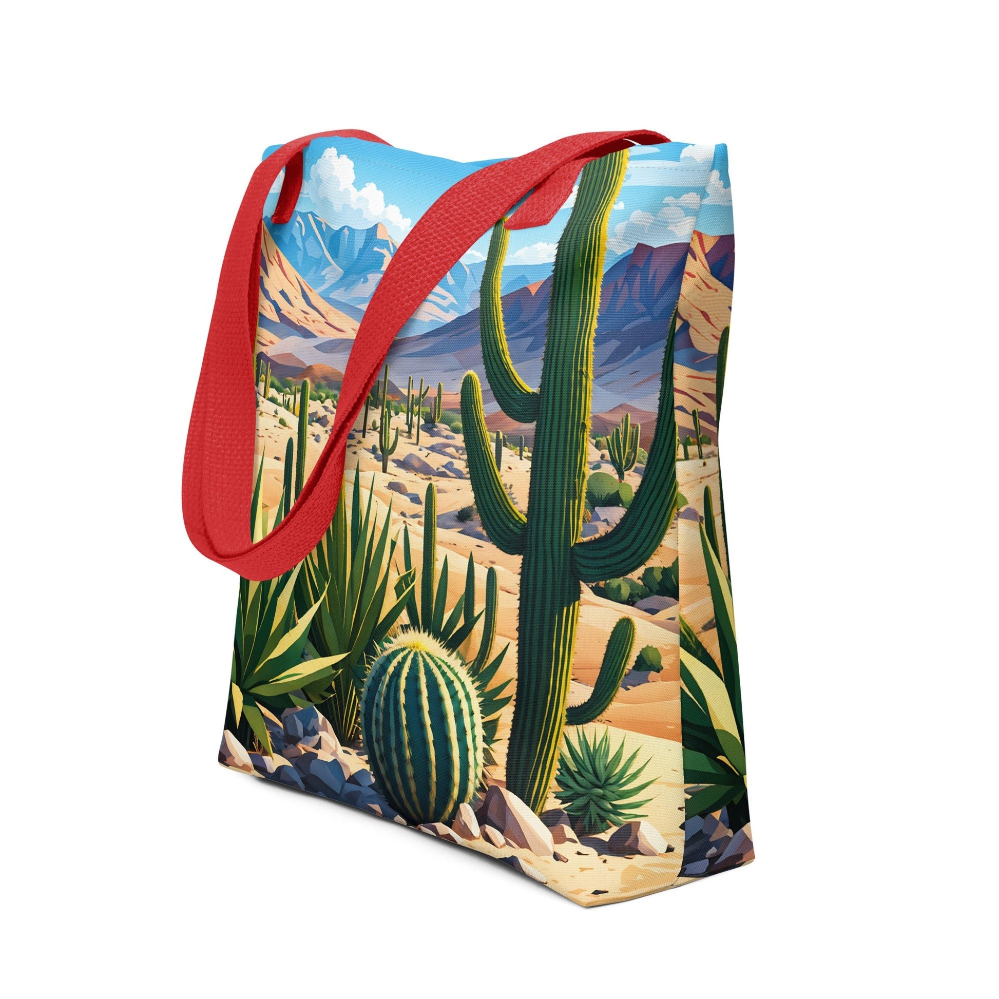 Desert Cactus III Tote Bag - Tote Bags - Discovery Co.