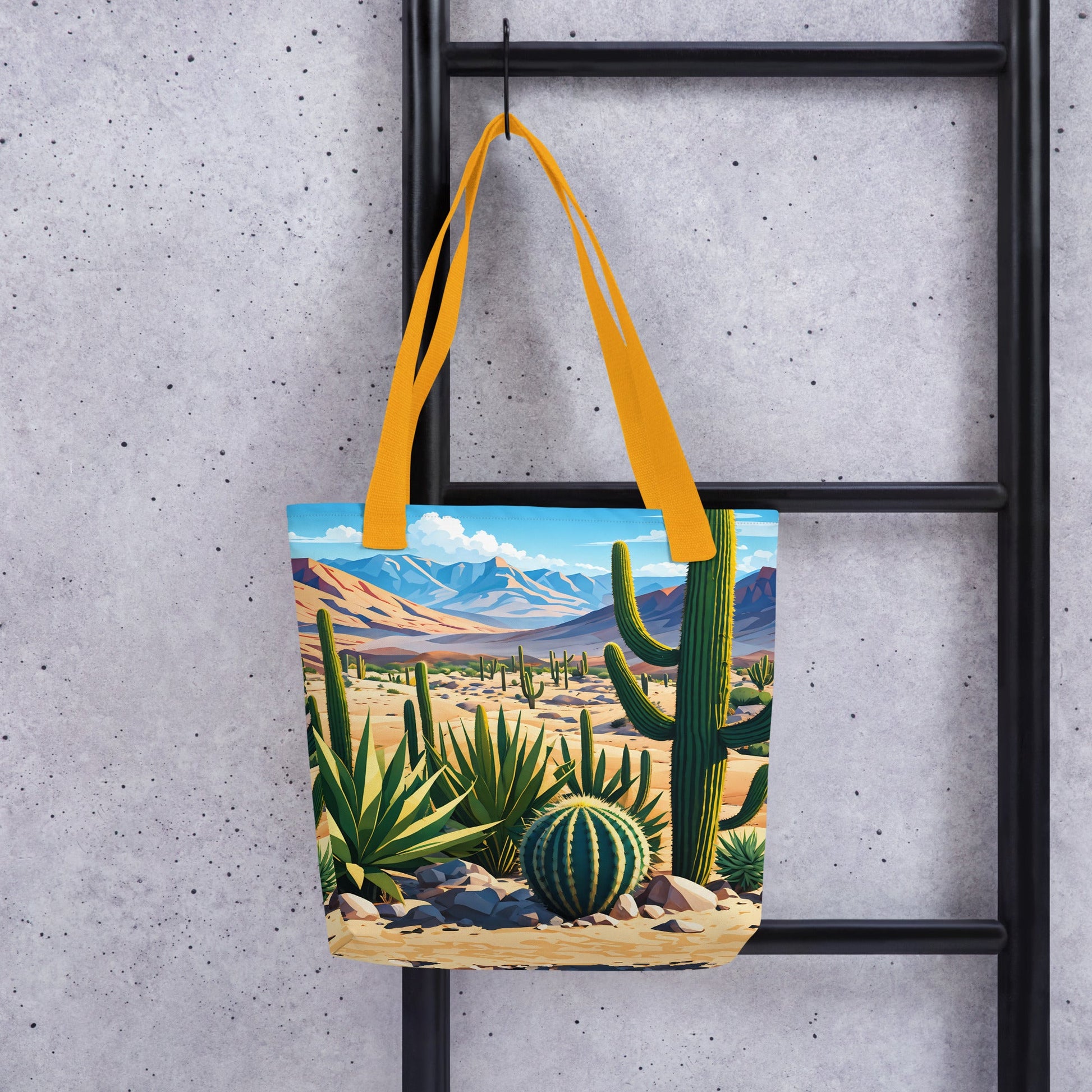 Desert Cactus III Tote Bag - Tote Bags - Discovery Co.