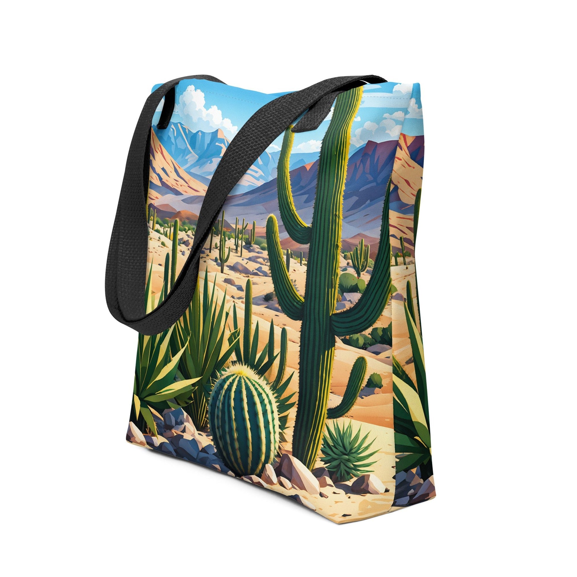 Desert Cactus III Tote Bag - Tote Bags - Discovery Co.