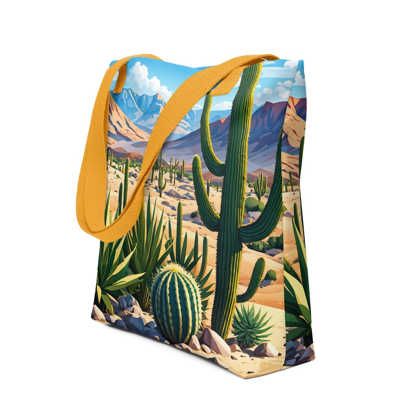 Desert Cactus III Tote Bag - Tote Bags - Discovery Co.