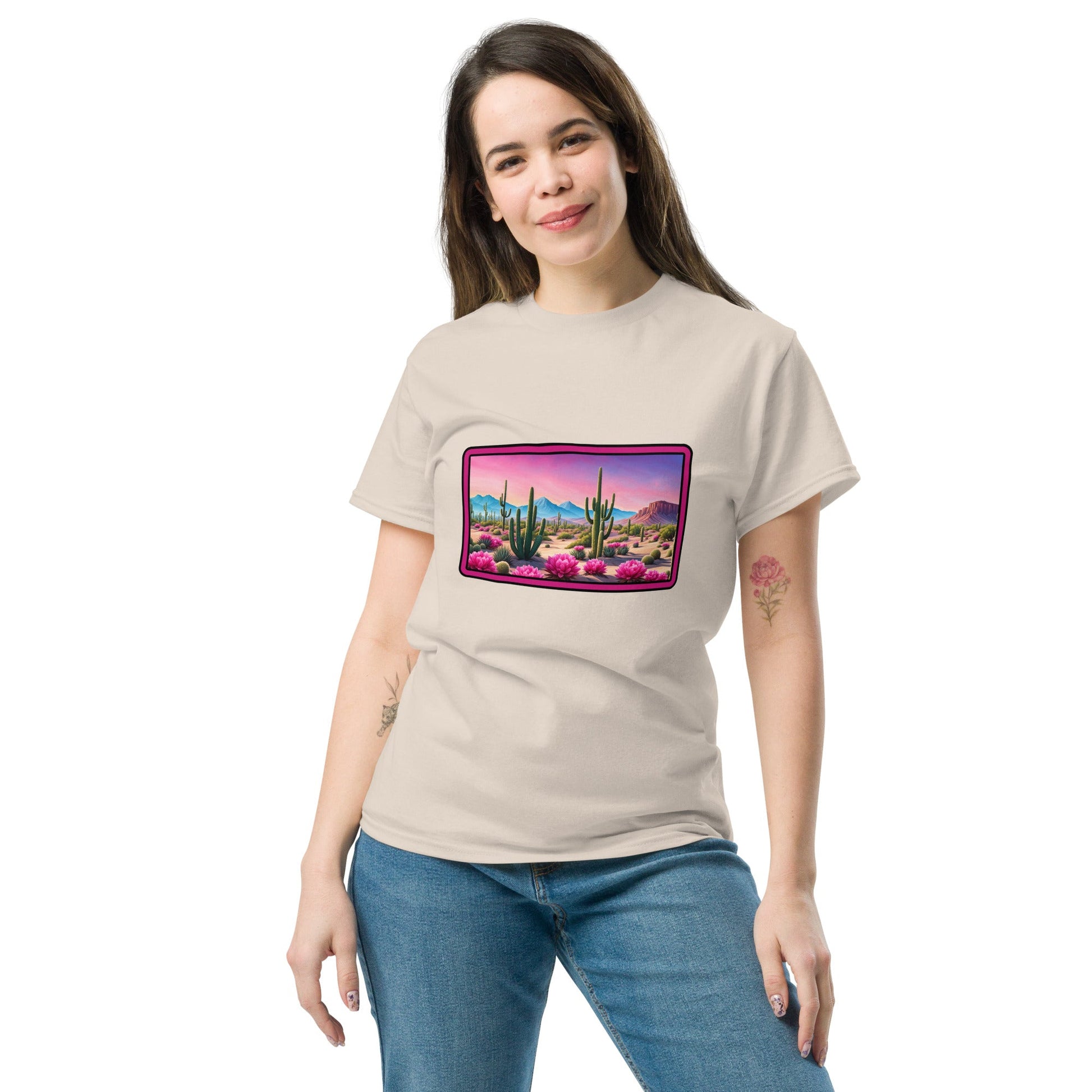 Desert Cactus Women's Classic Tee - Women's Shirts - Discovery Co.