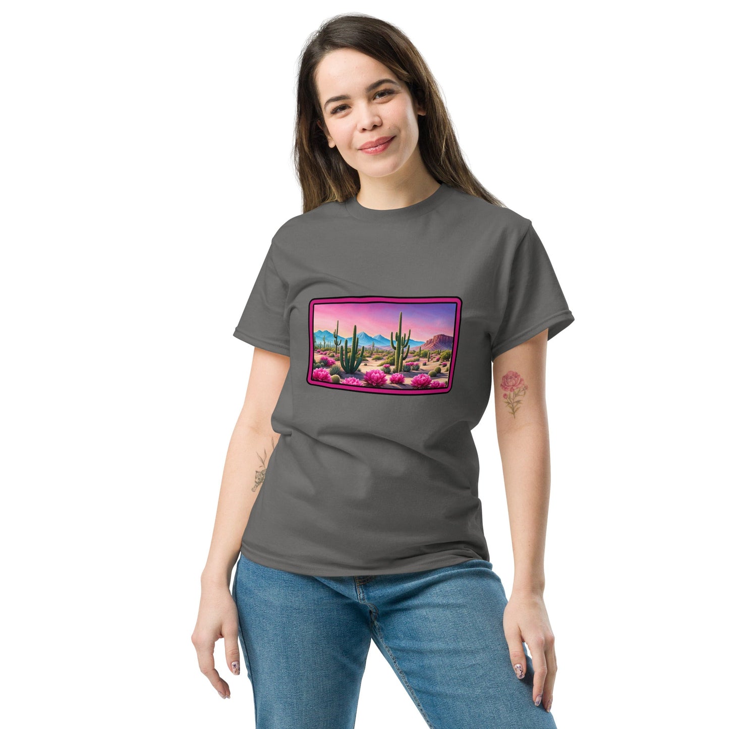 Desert Cactus Women's Classic Tee - Women's Shirts - Discovery Co.