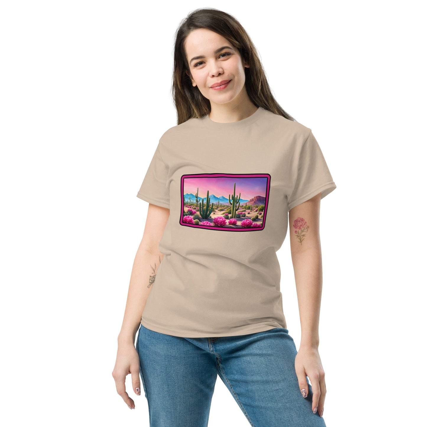 Desert Cactus Women's Classic Tee - Women's Shirts - Discovery Co.