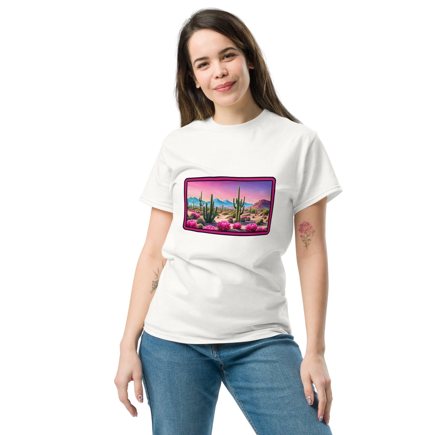 Desert Cactus Women's Classic Tee - Women's Shirts - Discovery Co.