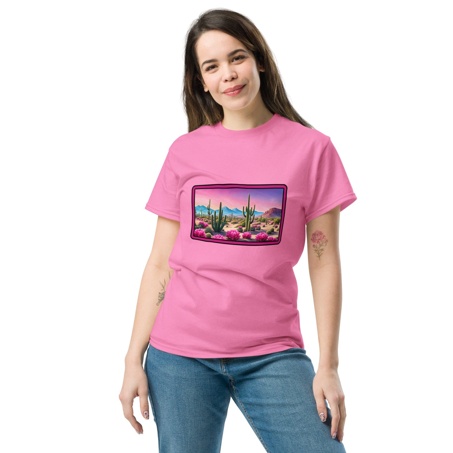 Desert Cactus Women's Classic Tee - Women's Shirts - Discovery Co.