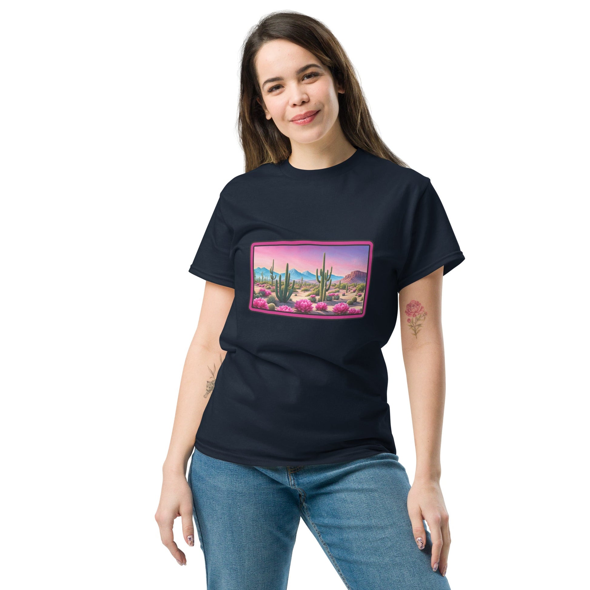 Desert Cactus Women's Classic Tee - Women's Shirts - Discovery Co.