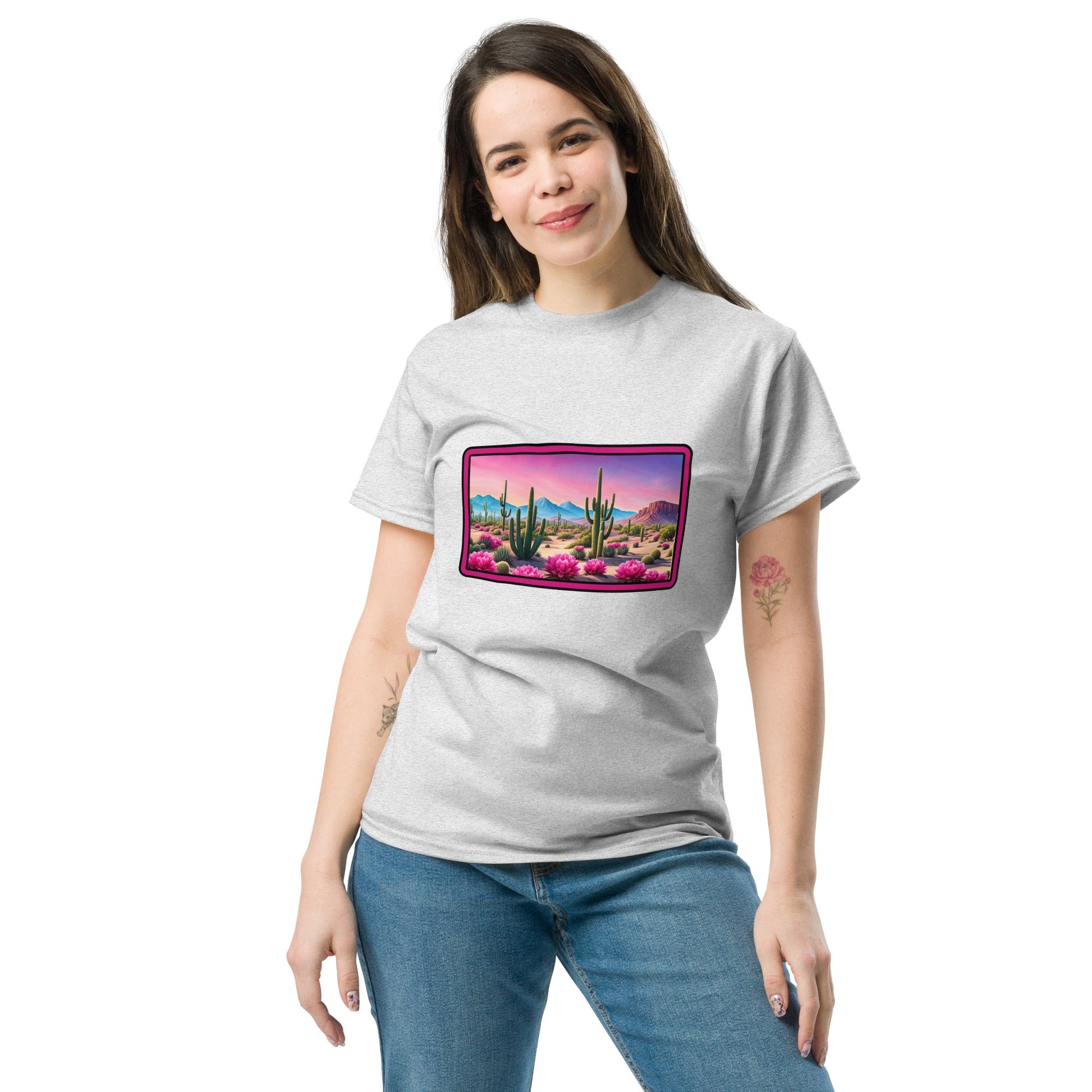 Desert Cactus Women's Classic Tee - Women's Shirts - Discovery Co.