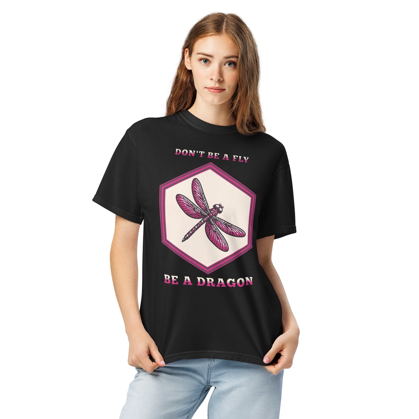 Don't Be A Fly Be A Dragon II Women's (Unisex) Premium Tee - Women's Shirts - Discovery Co.