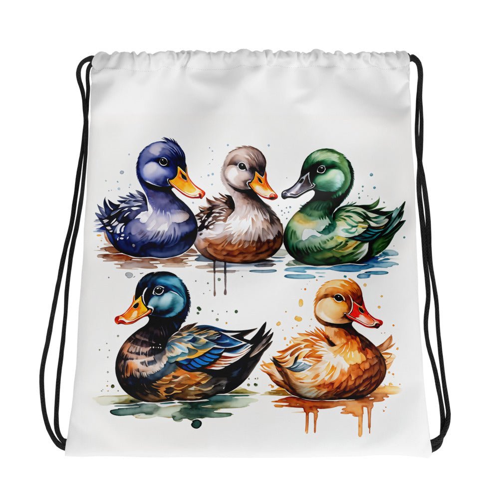 Ducks Drawstring Bag - Drawstring Bag - Discovery Co.