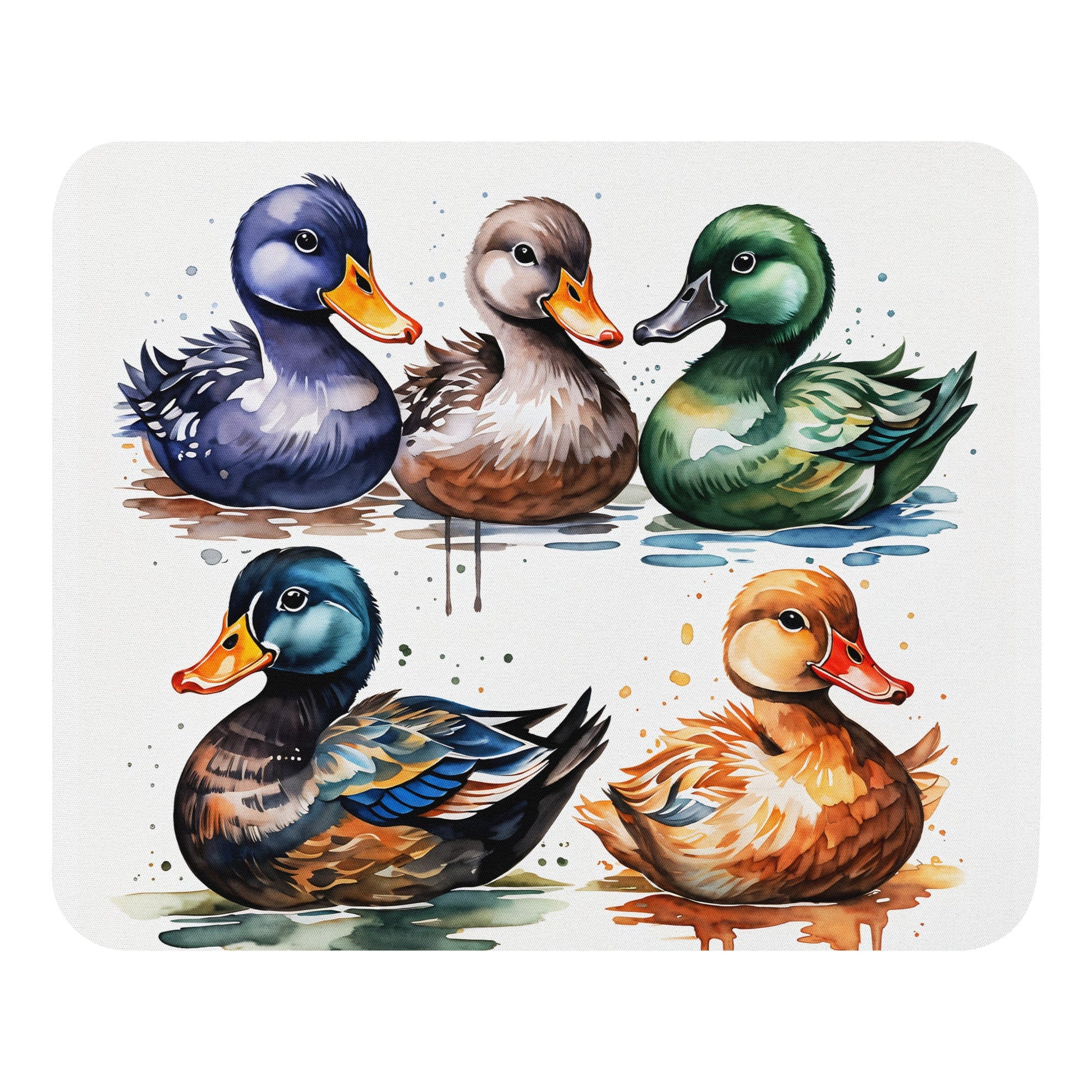 Ducks Watercolor Art Mouse Pad - Discovery Co.