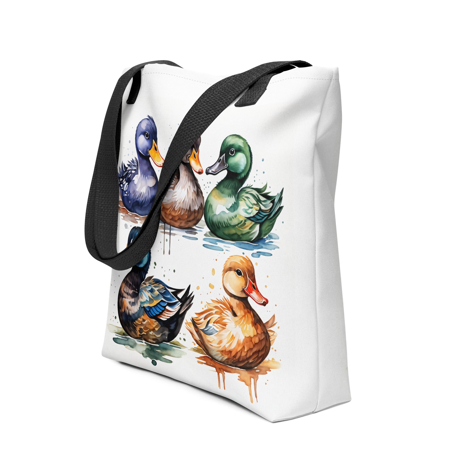 Ducks Watercolor Art Tote Bag - Tote Bags - Discovery Co.