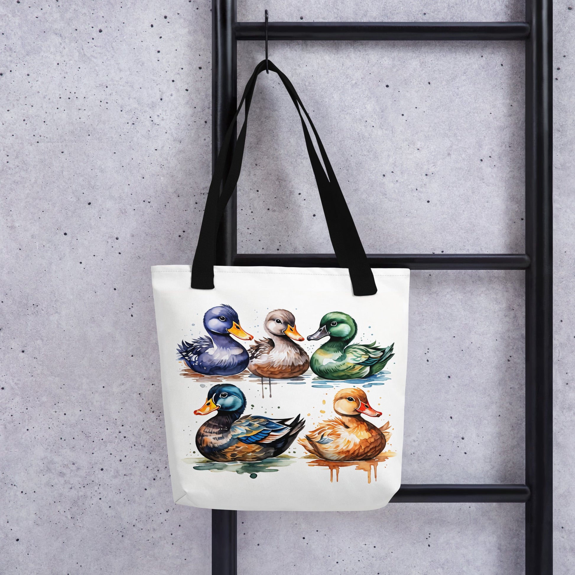 Ducks Watercolor Art Tote Bag - Tote Bags - Discovery Co.