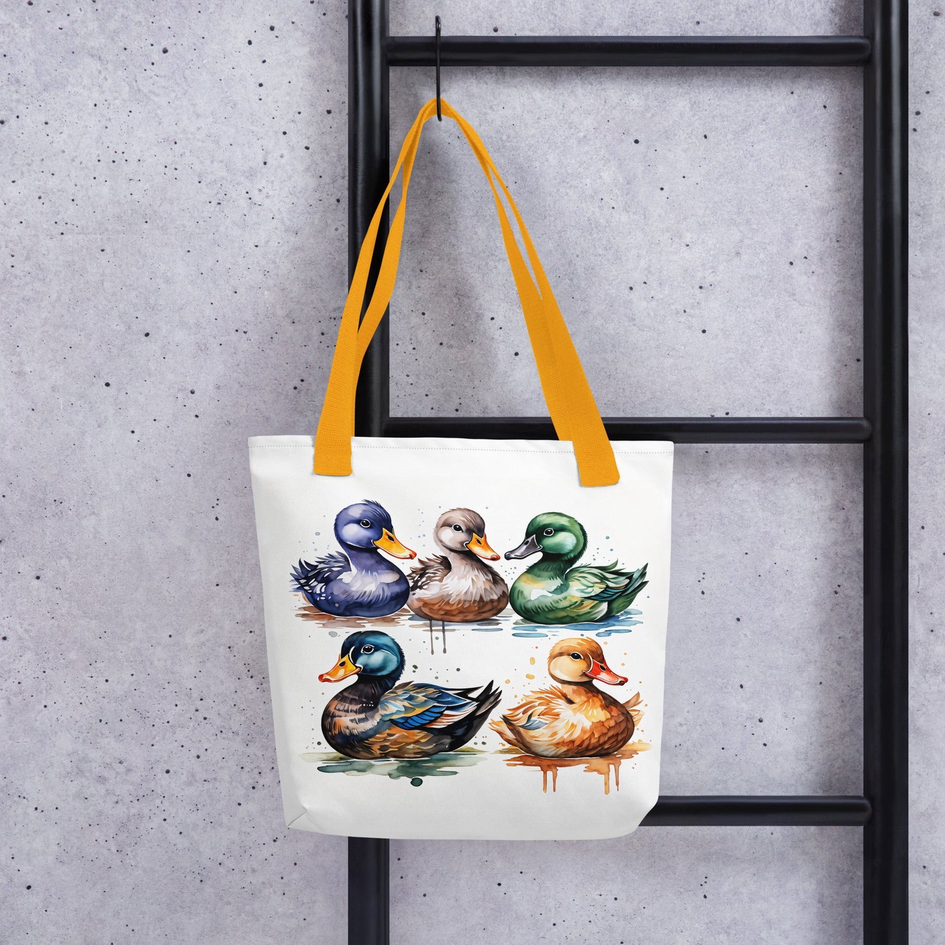 Ducks Watercolor Art Tote Bag - Tote Bags - Discovery Co.