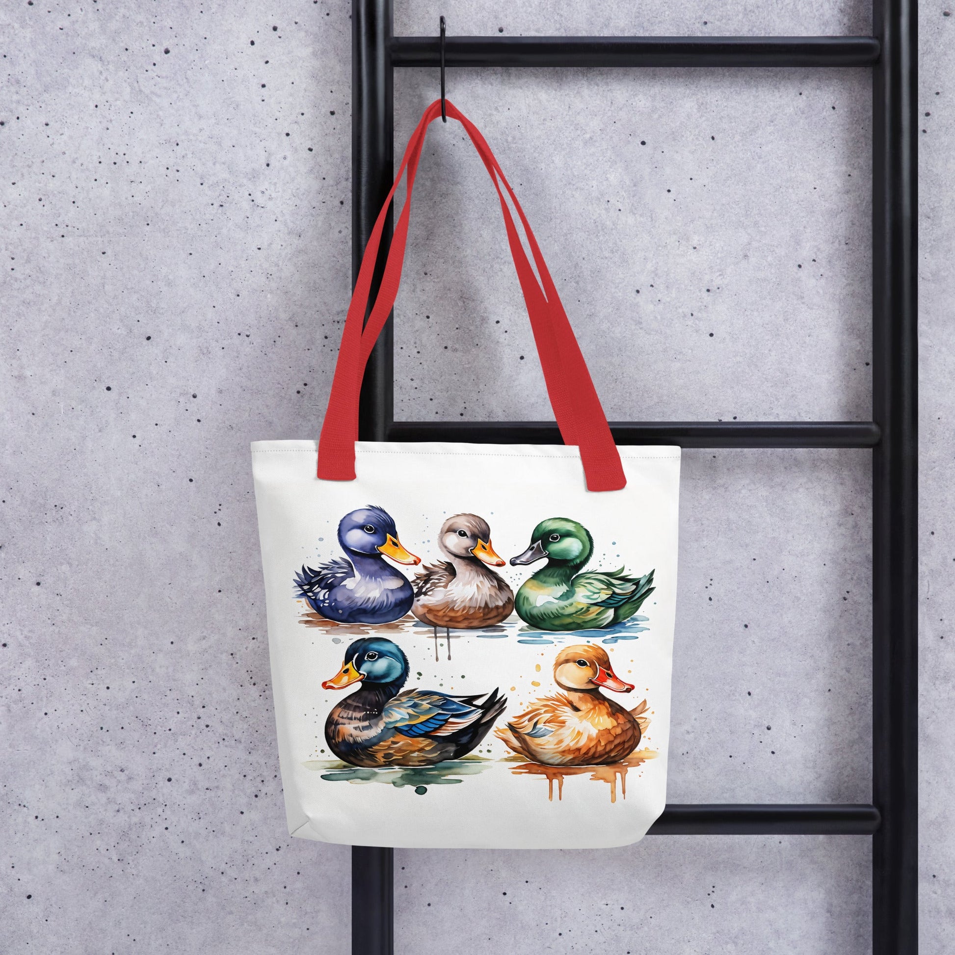 Ducks Watercolor Art Tote Bag - Tote Bags - Discovery Co.