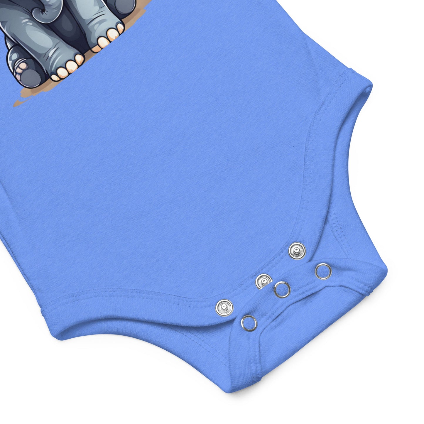 Elephant "Little Peanut" Baby Short Sleeve One Piece - Baby & Toddler Apparel - Discovery Co.