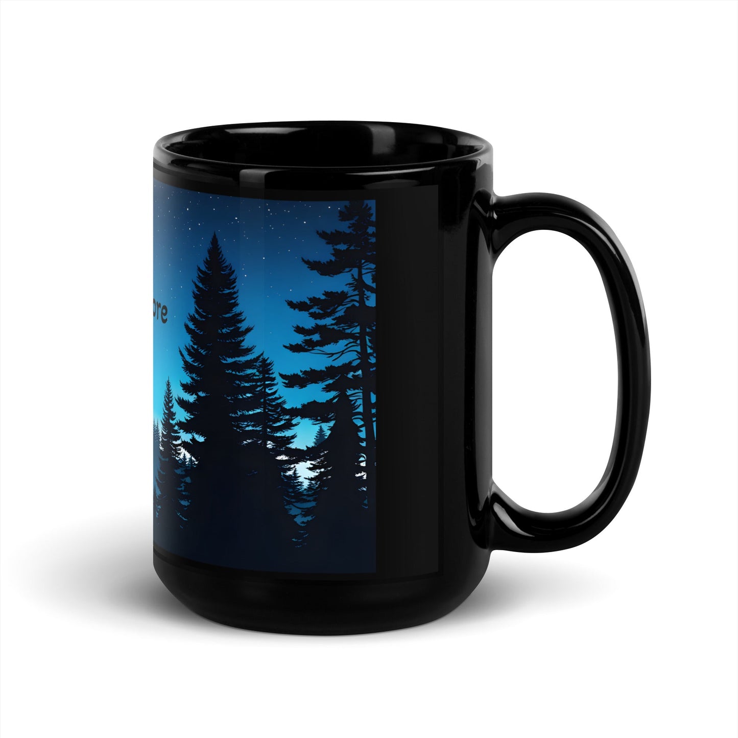 Explore More Black Glossy Mug (11 oz, 15 oz) - Mugs - Discovery Co.