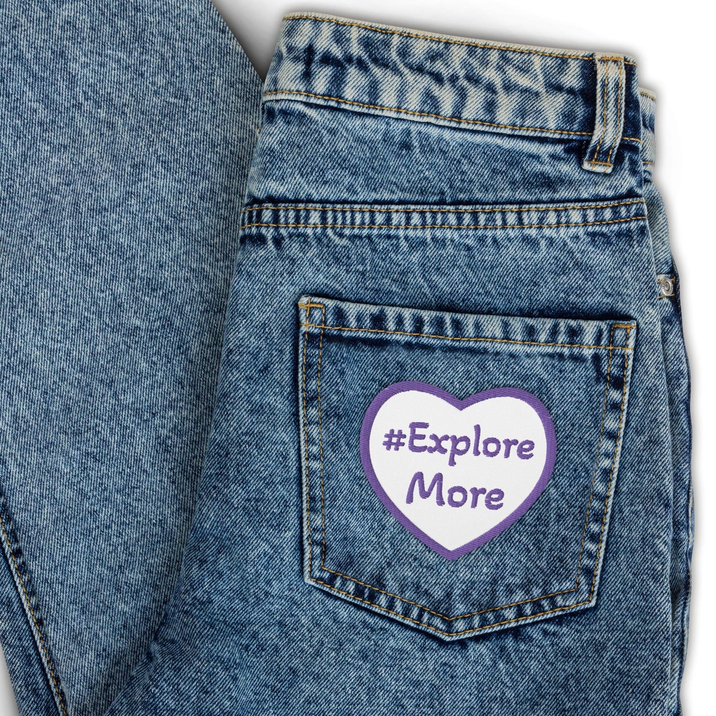 #Explore More Purple Heart Embroidered Patches - Embroidered Patches - Discovery Co.