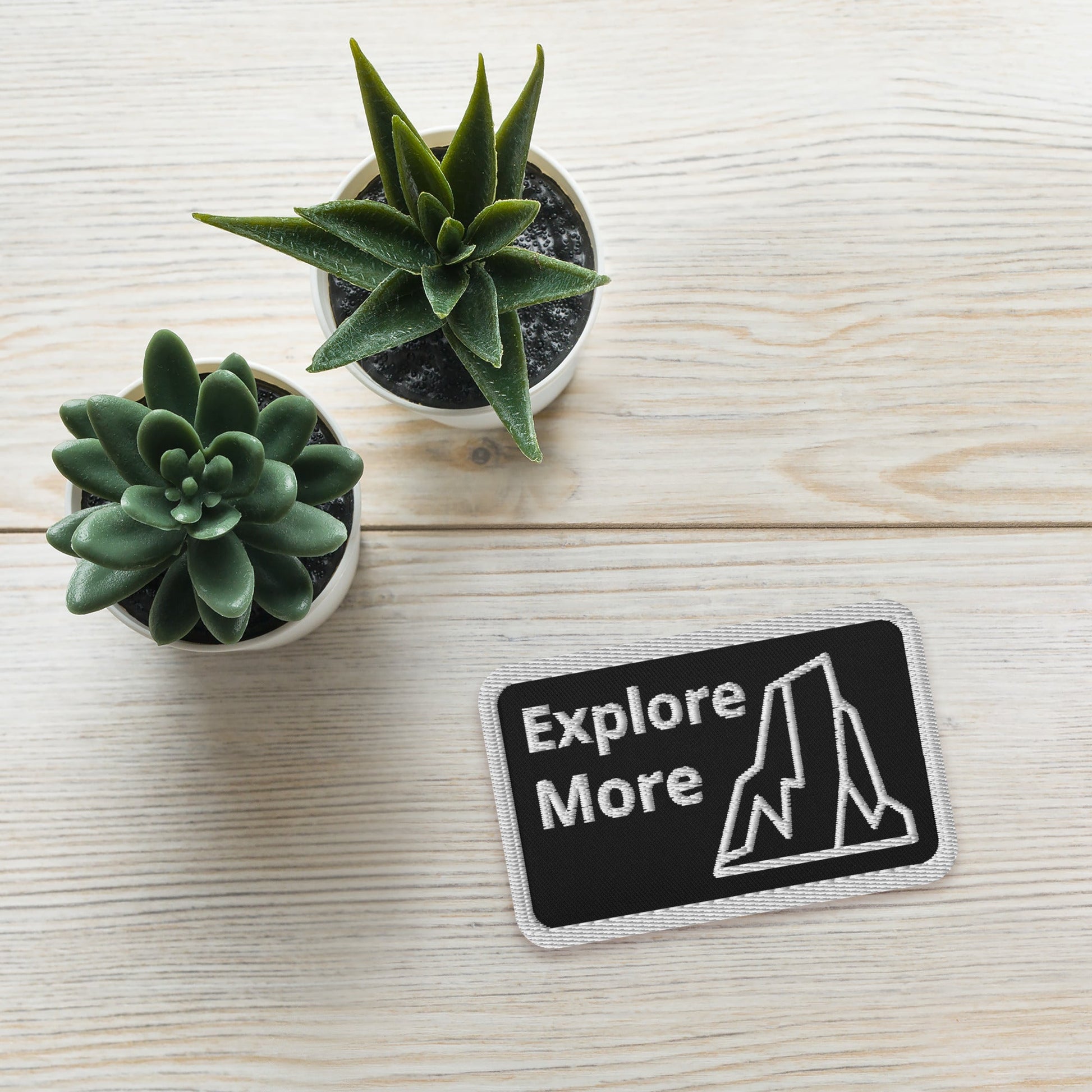 Explore More White Rock Embroidered Patches - Embroidered Patches - Discovery Co.