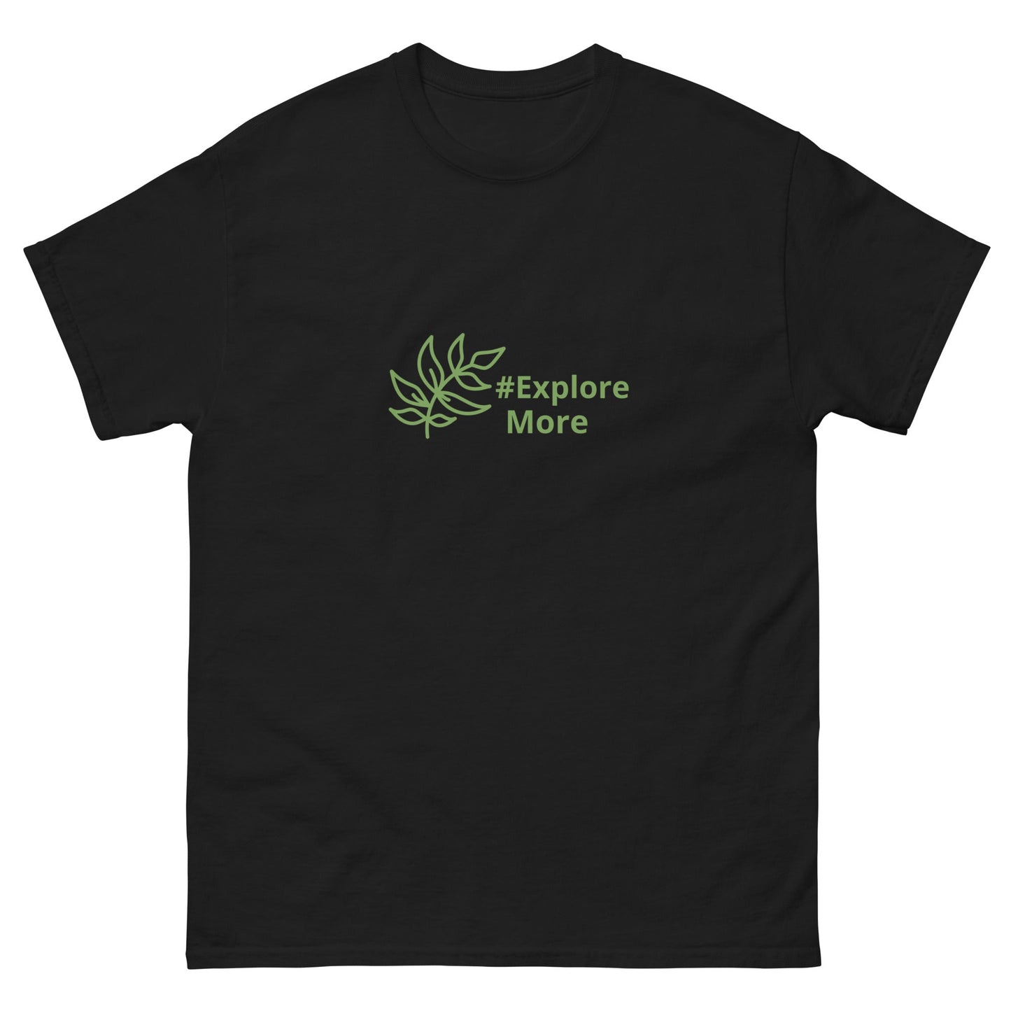 #Explore More With Leaves Men's Classic Tee - Men's Shirts - Discovery Co.