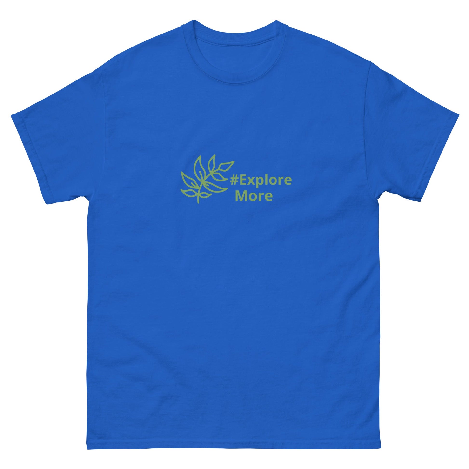 #Explore More With Leaves Men's Classic Tee - Men's Shirts - Discovery Co.