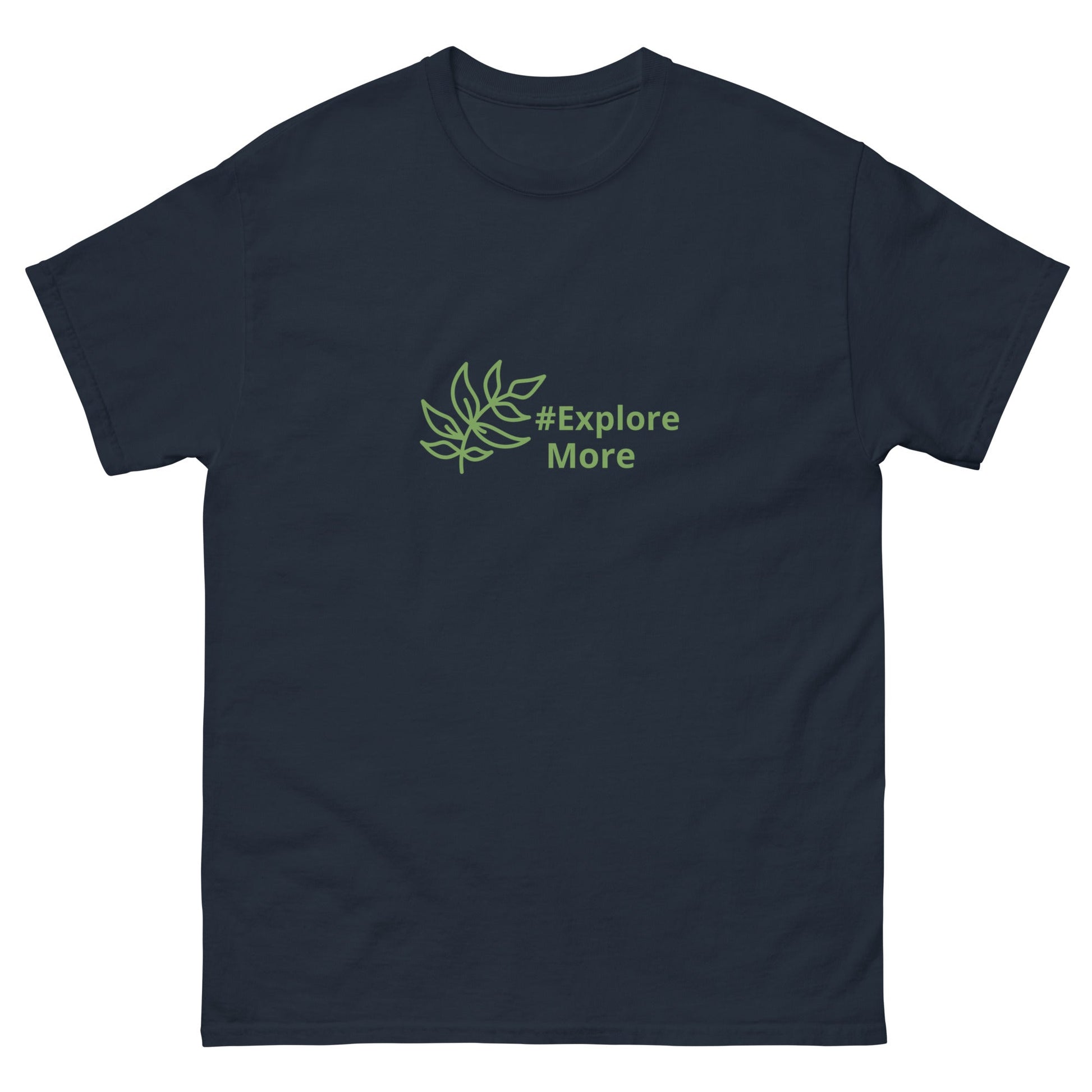 #Explore More With Leaves Men's Classic Tee - Men's Shirts - Discovery Co.