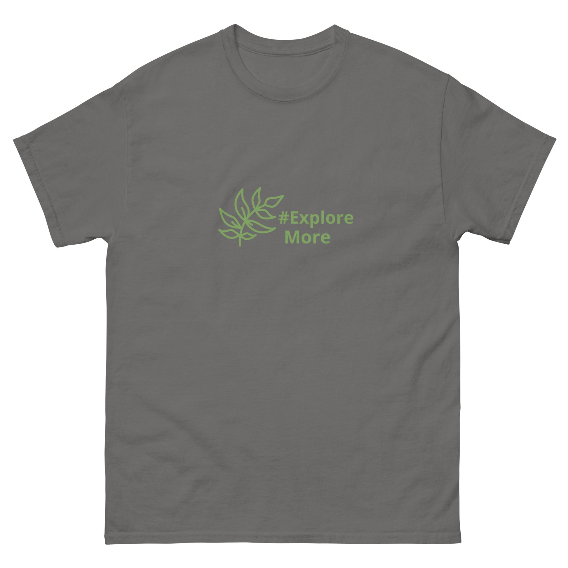 #Explore More With Leaves Men's Classic Tee - Men's Shirts - Discovery Co.