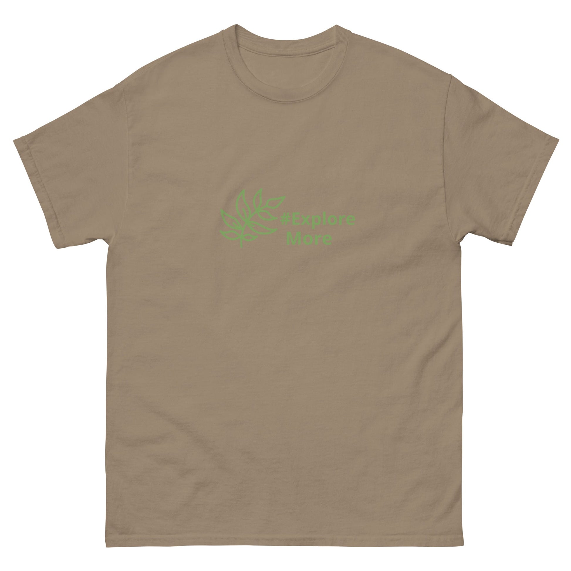 #Explore More With Leaves Men's Classic Tee - Men's Shirts - Discovery Co.