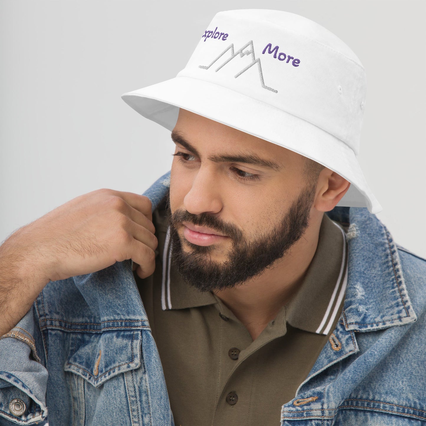 Explore More With Mountains Bucket Hat - Hats - Discovery Co.